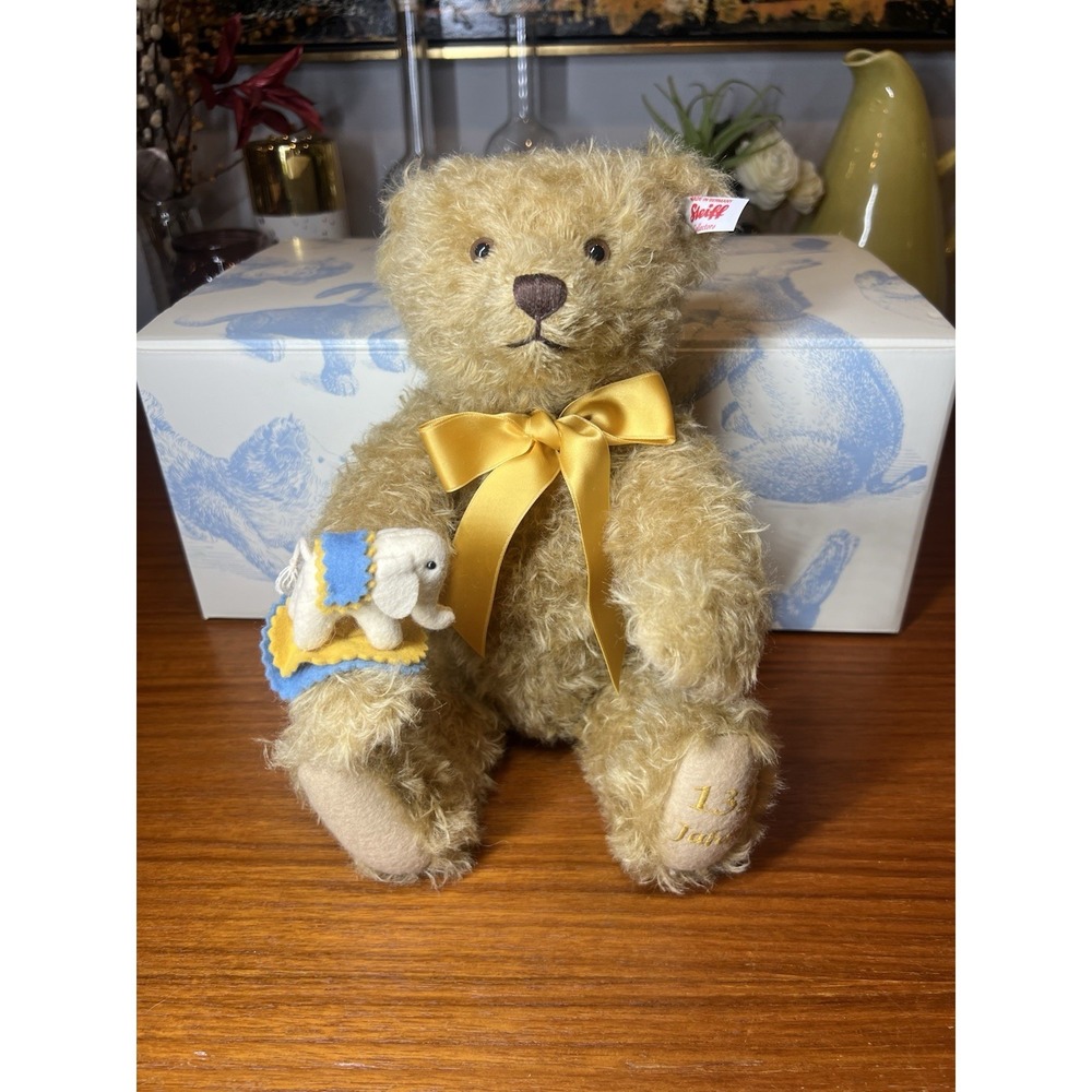 Steiff Collector's Edition 135 Jubilee Teddy Bear 2015 32 cm Goldblond 034046